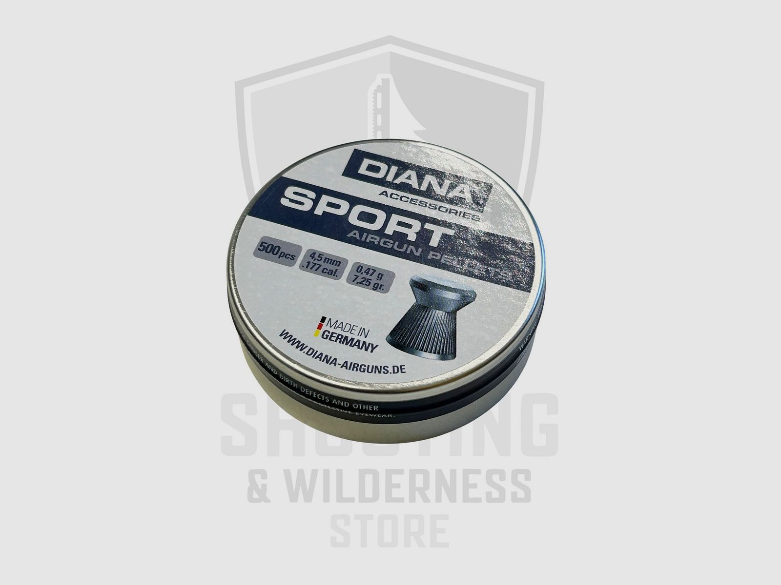 Diana Sport Diabolo munitie voor luchtbuksen 4,5 mm 0,47 g, afbeelding 1 van 2