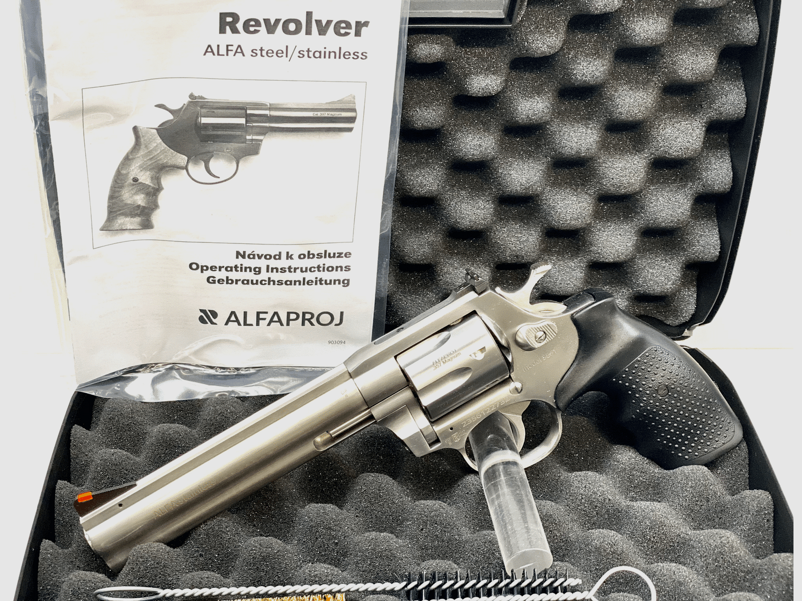 ALFA ProJ Steel stainless 3561 Revolver 6″ | .357 Mag.