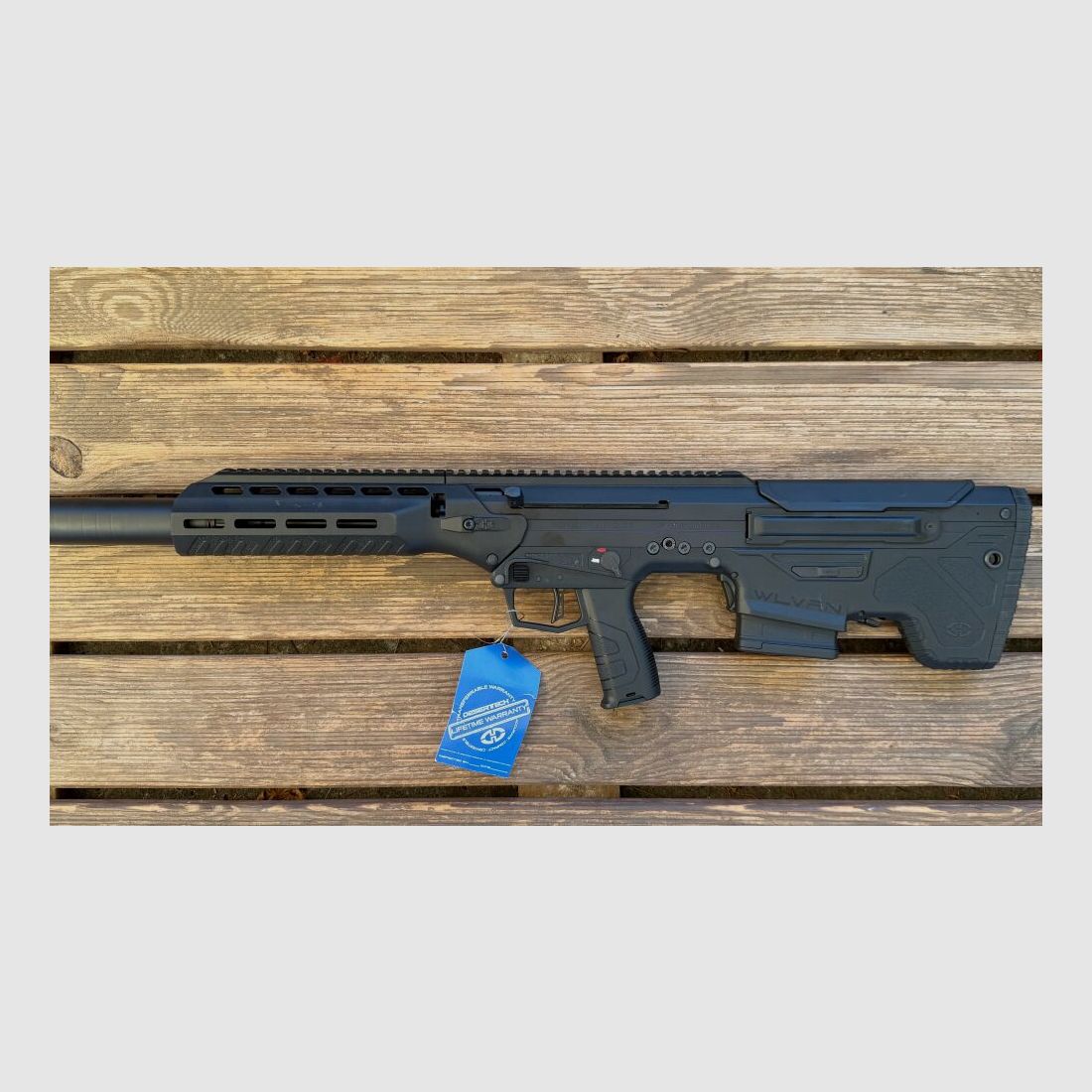 Desert Tech WLVRN Rifle 16" mit großem Handrail und Acheron SD, Flash Hidde .308Win