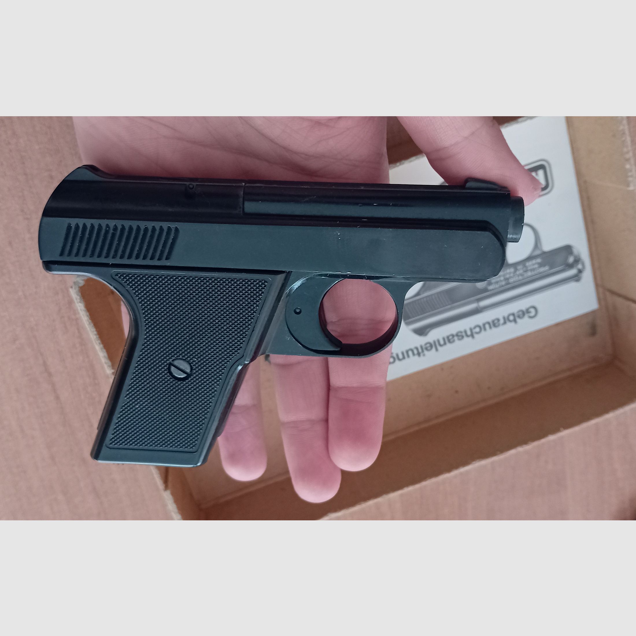 Ancien Reck Protector Autom. Mod. “G5” dans le premier PTB 12/ Cal. 8 mm Knall