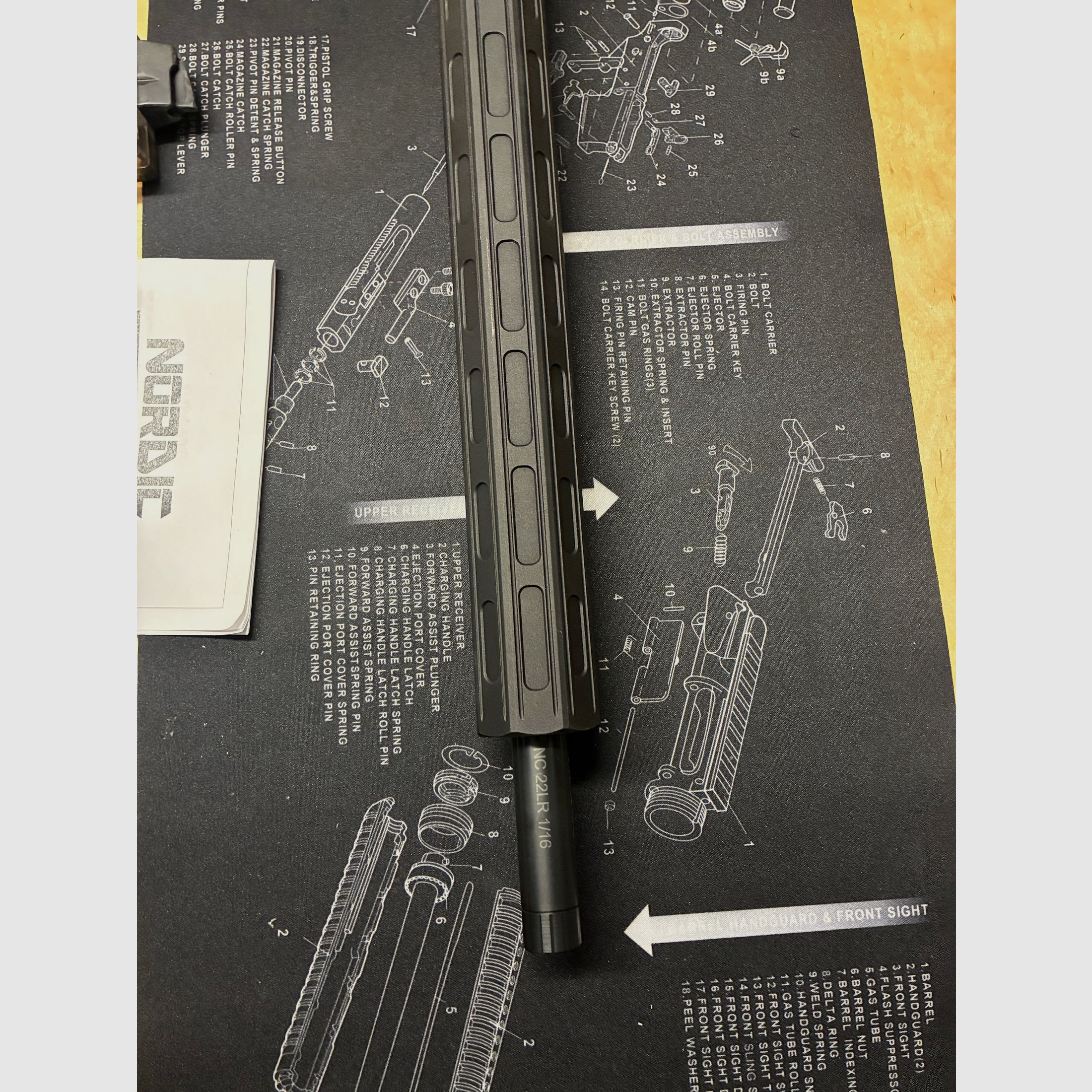 Nordic Components AR-15 .22 lfb conversion system – only 700 shots, excellent condition