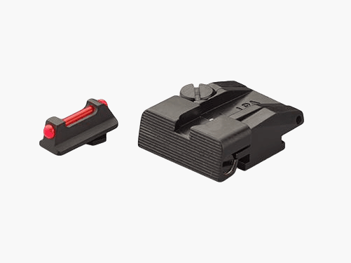 LPA Mikrometer-Visier SPS mit rotem Fiber Optic für Walther P99, PPQ, PPQ M2