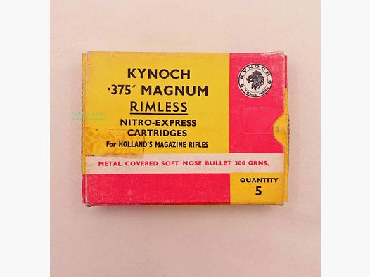 Kynoch, England Büchsenpatronen .375MagRimless