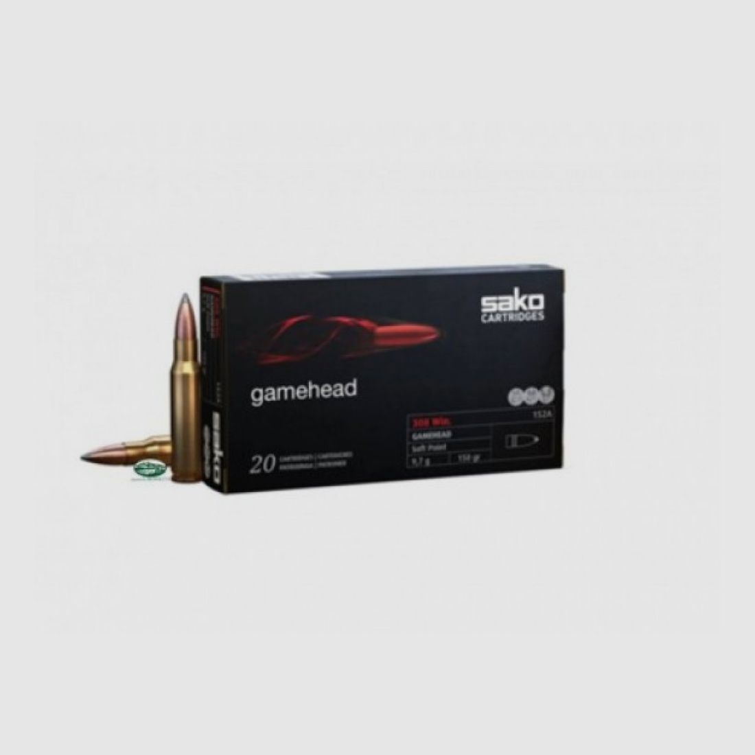 SAKO Munition Kal.223 Rem GAMEHEAD SP 50 gr 106G