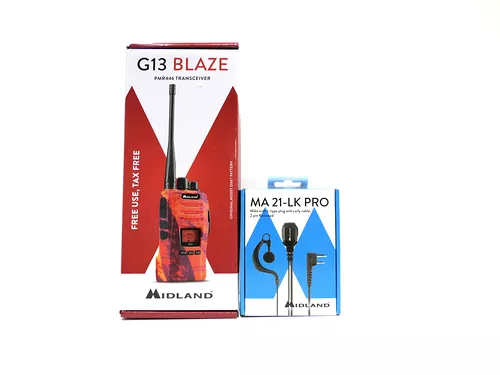 Talkie Walkie G13 Blaze Midland mit Ohrhörer, Bild 1 von 4