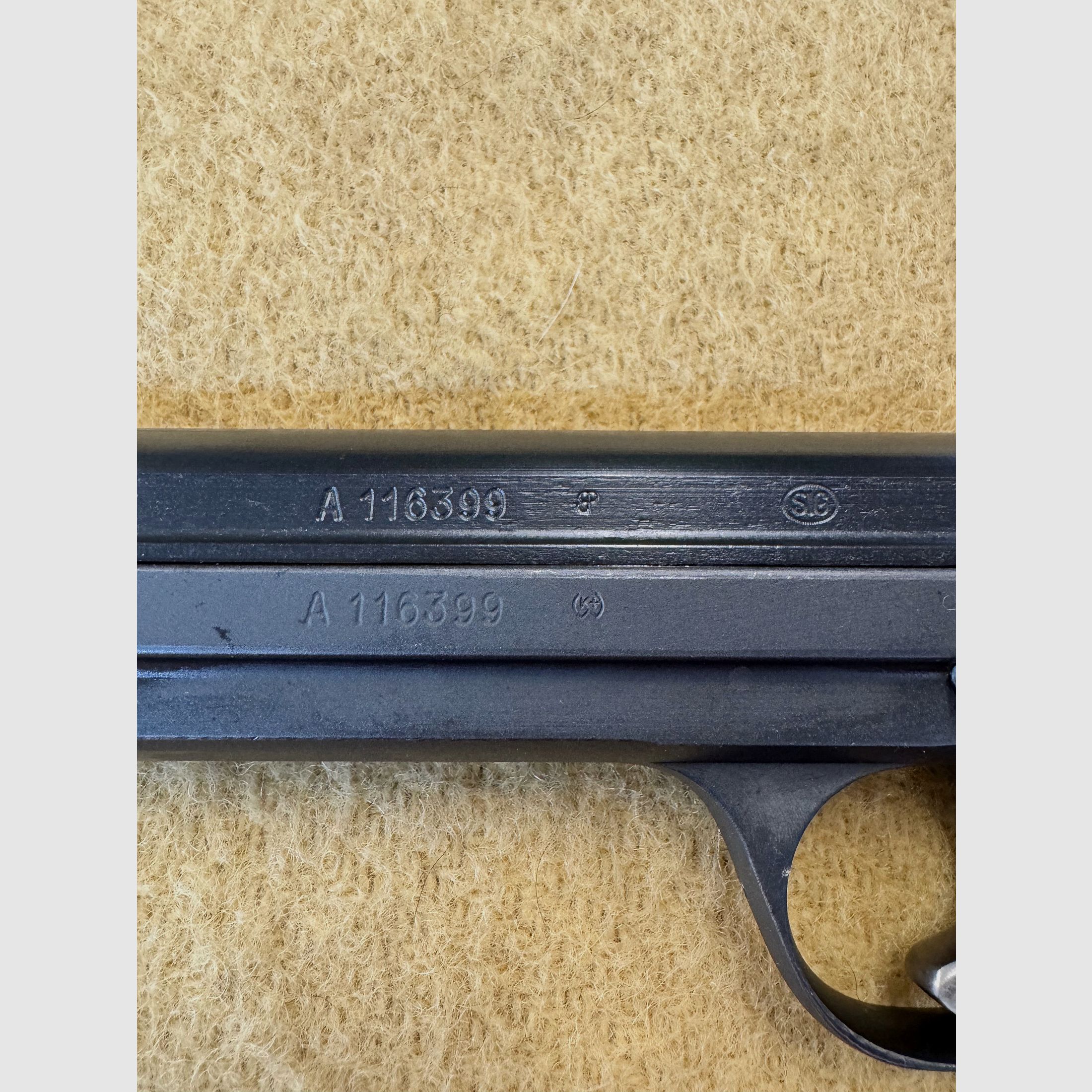 SIG P210 Schweizer Armee Pistole 9mm