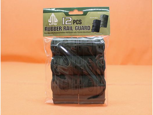 UTG - Leapers UTG Picatinny Rail Cover (RB-HP12G-A) Verde Copertura in gomma per rail a profilo completo lunga circa 5 cm / confezione da 12 pezzi