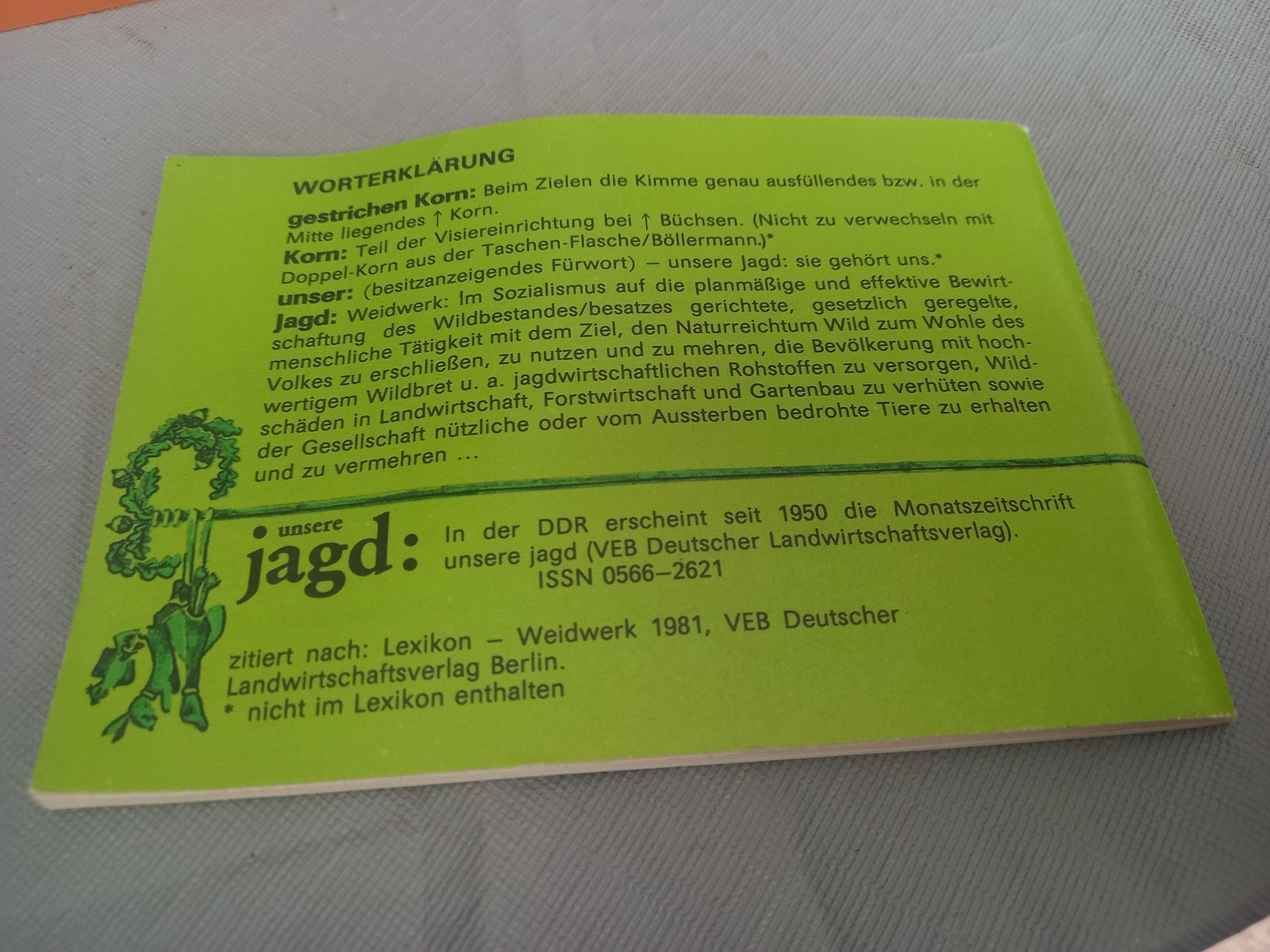 DDR Broschüre " Jagdhumor ". Siehe Bilder. , Bild 3 von 5