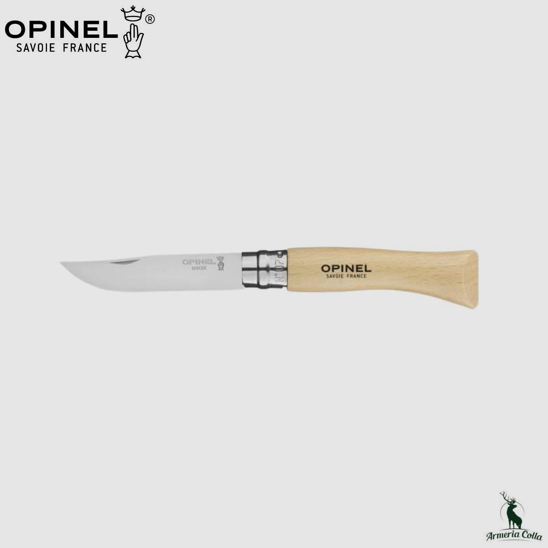 Opinel Messer aus rostfreiem Stahl Nr. 7