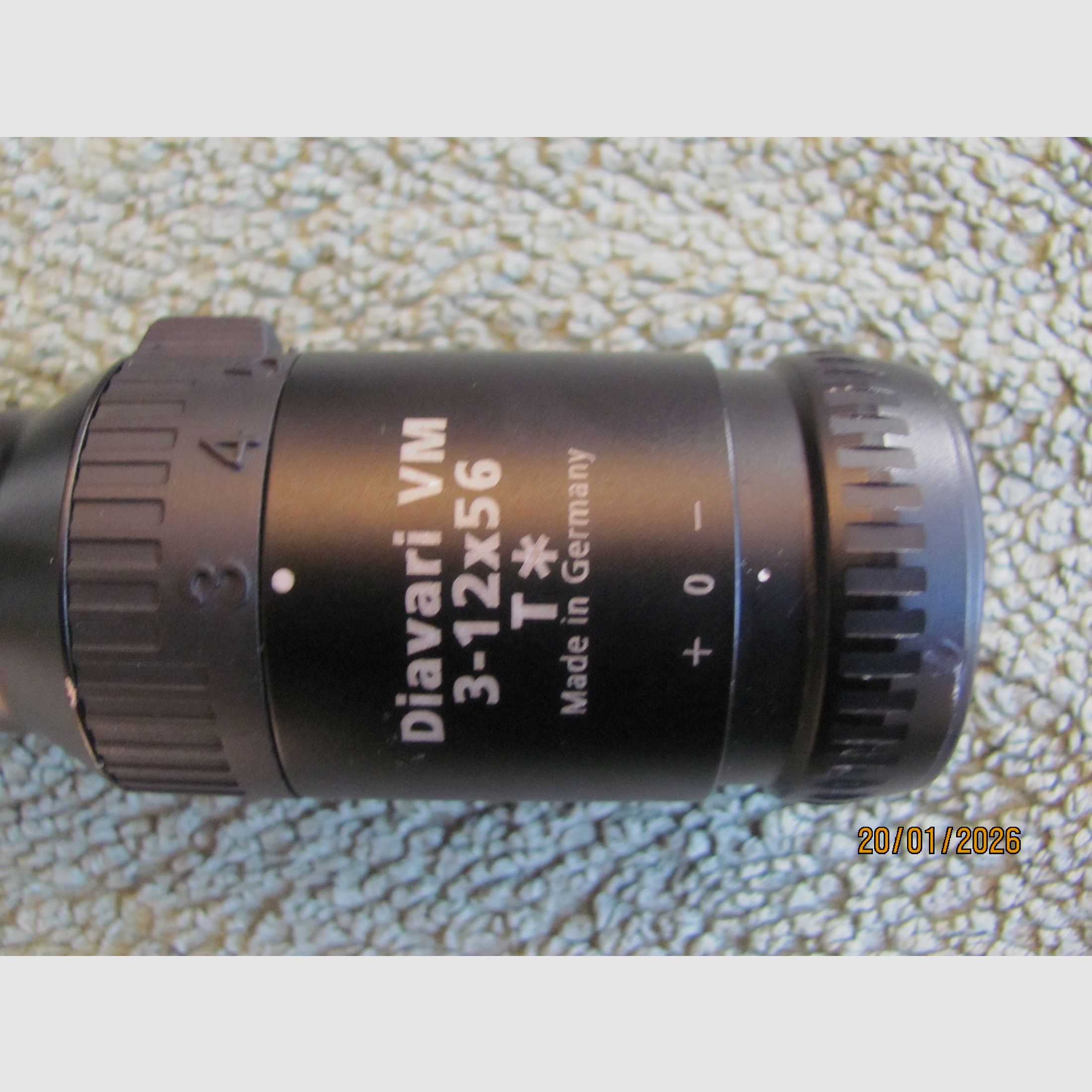 Zeiss Diavari VM 3-12x56 T* in sehr gutem Zustand Absehen 40 FFP - Leuchtpunkt schwach -- 579.- Euro