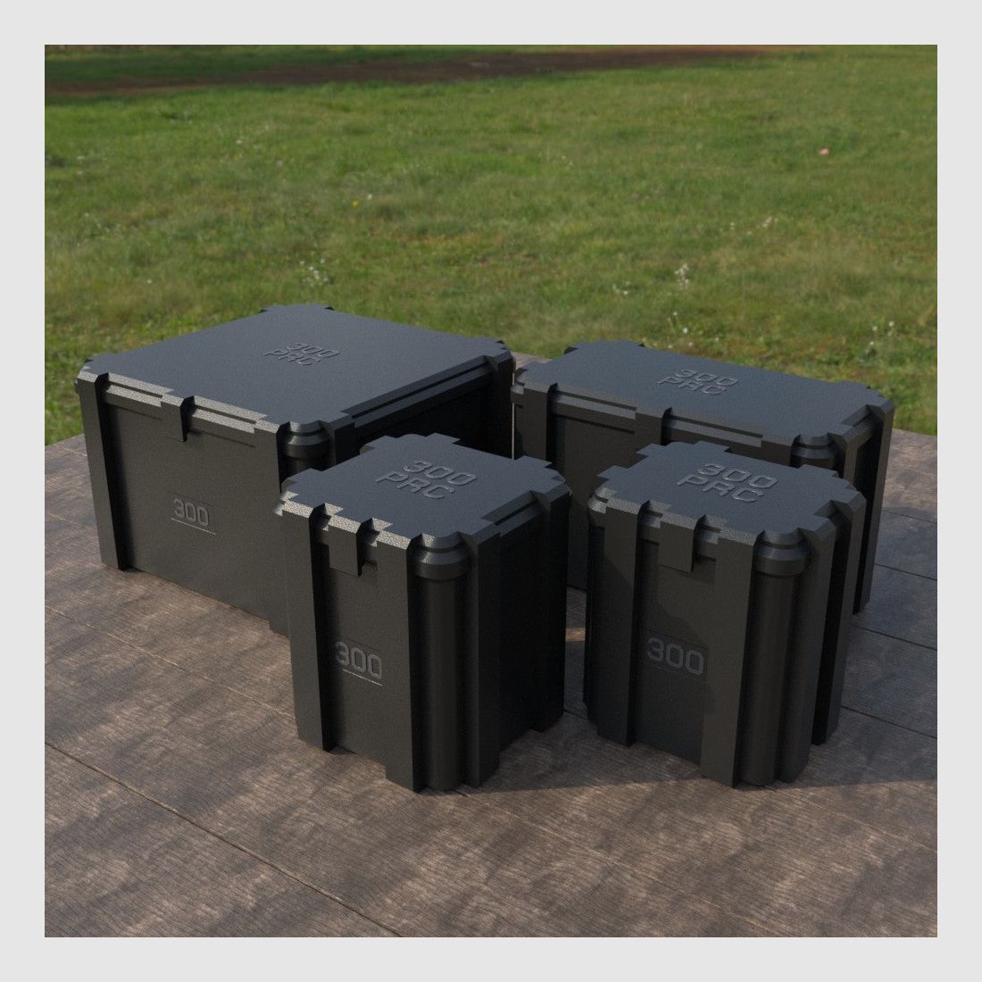 Filamelt Munitionsbox / Ammo Box .300 PRC – Patronenbox ‘Klappdeckel’ – 20 / 25 / 50 / 100 Runden