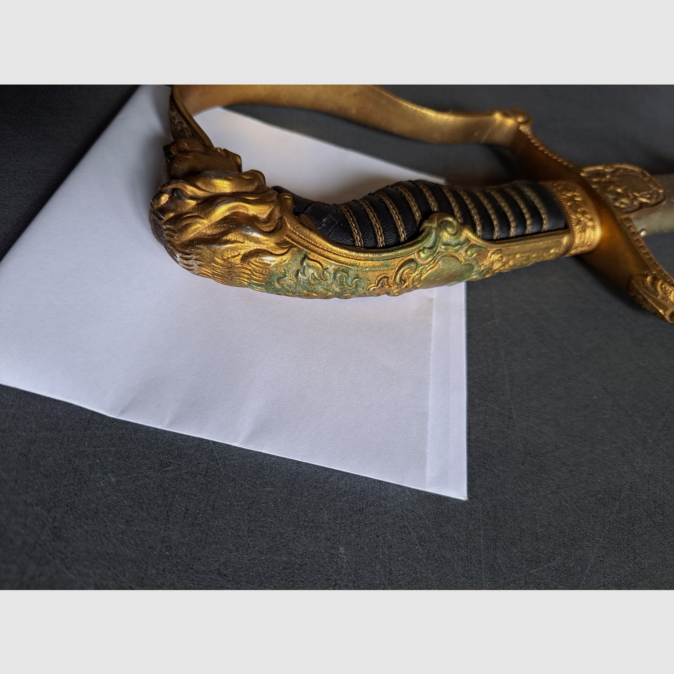 Löwenkopfsäbel original, erster Weltkrieg