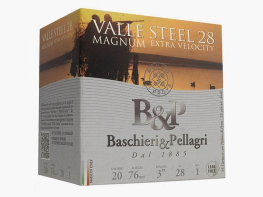 250 Cartouche acier valle steel cal 20/76 plomb n4