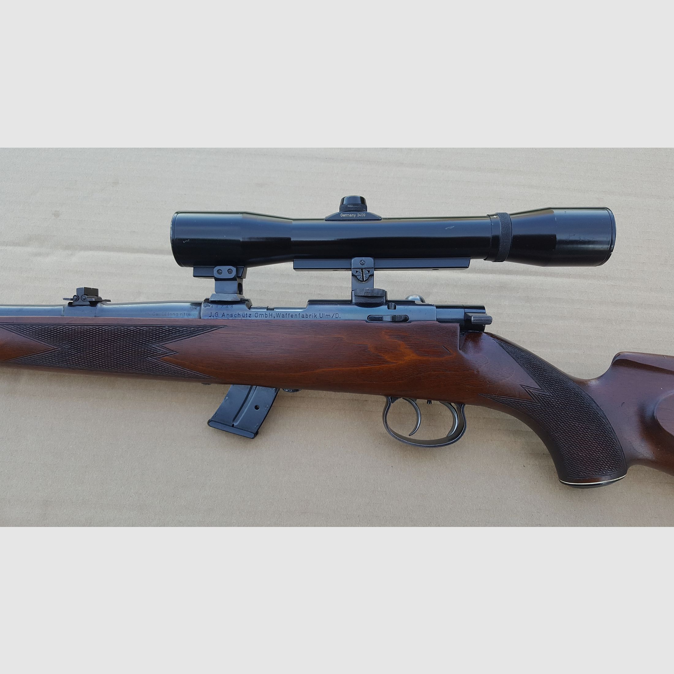Rep. Büchse Anschütz Mod. 1418 D/St  (Stutzen) Cal.  .22LR