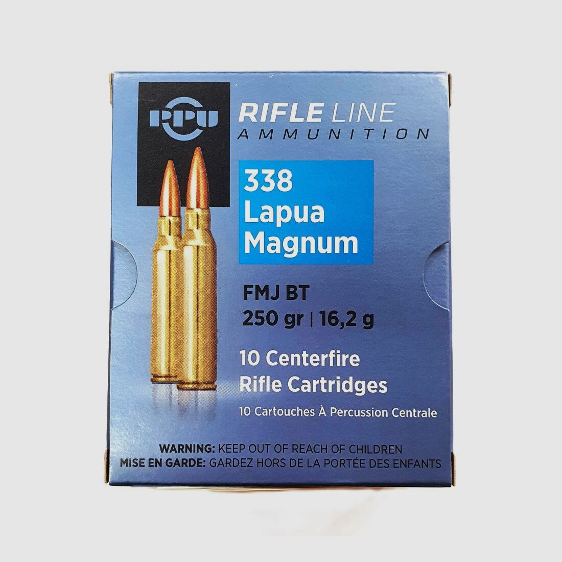PPU First Partizan .338 Lapua Magnum FMJ BT