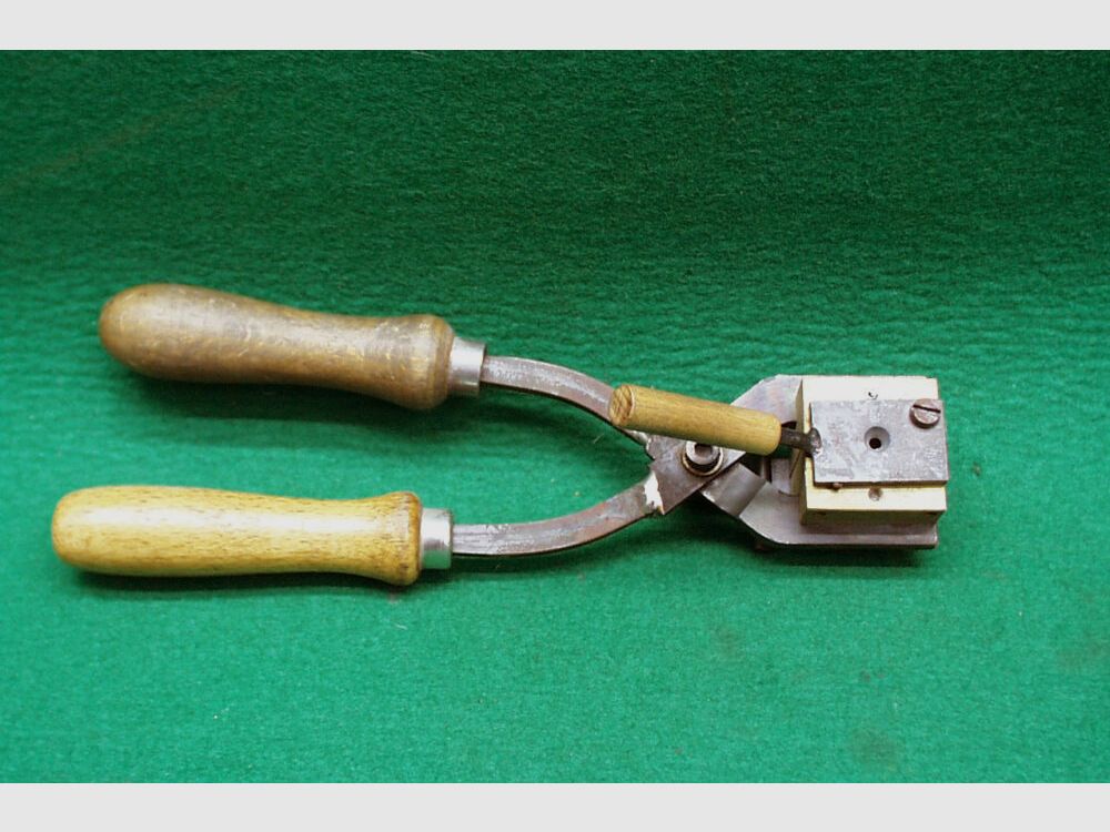 D.Sturm casting mold with grip pliers, used