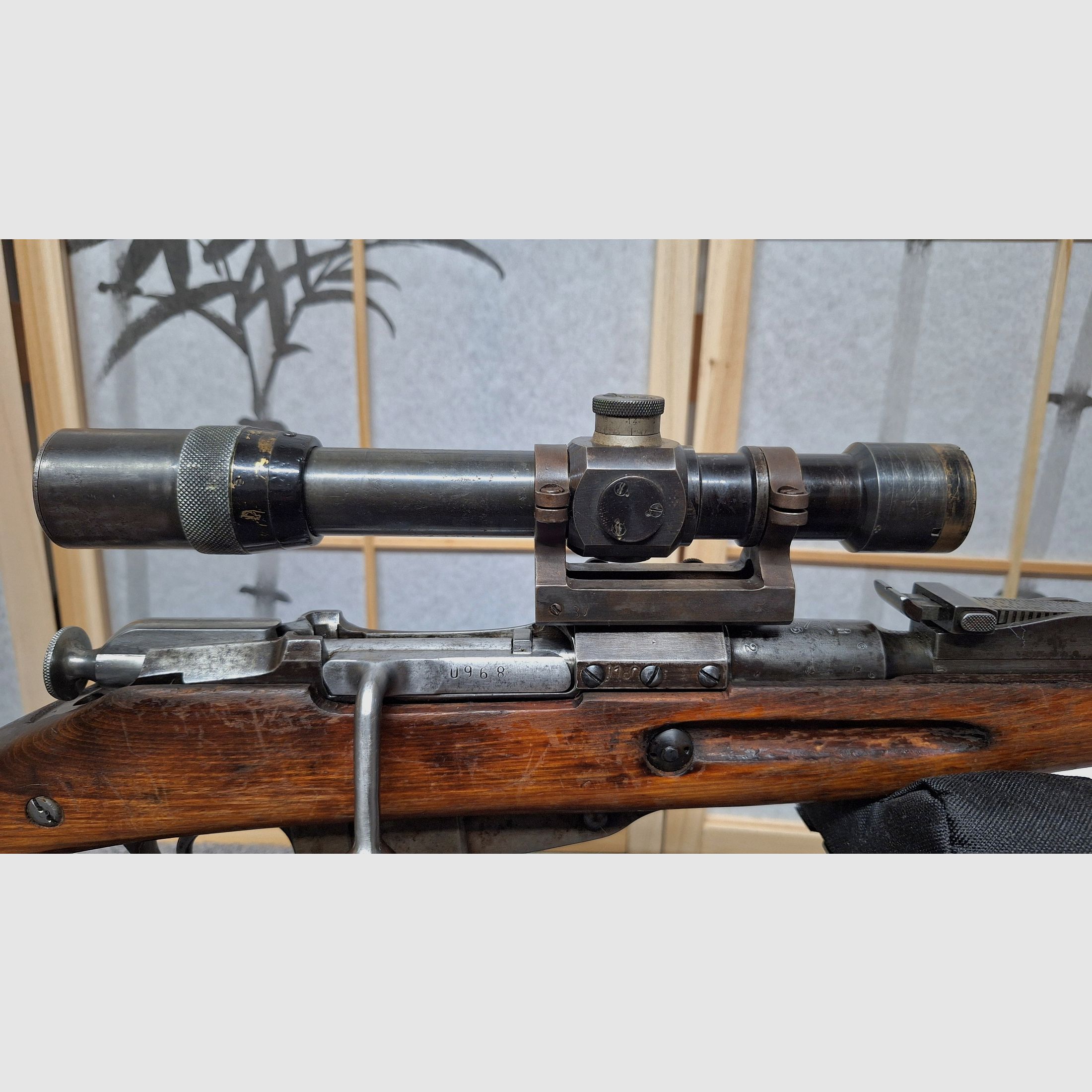 Mosin Nagant Tula 1935 PE Francotirador con montaje Smirnskiy 7,62x54R
