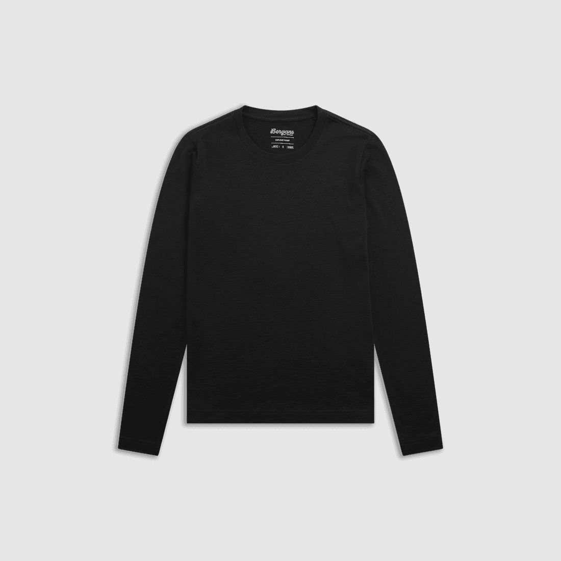 Bergans Merino Manica Lunga Donna Grigio Ombra Scuro XL