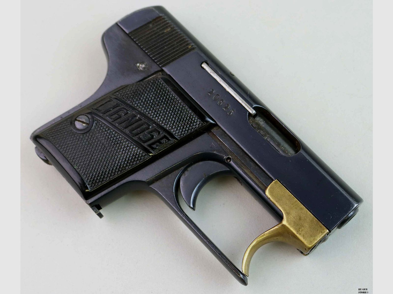 Pistola Lignose mod. 2A “Einhand” cal. 6,35 mm matr. 20623, immagine 4 di 7