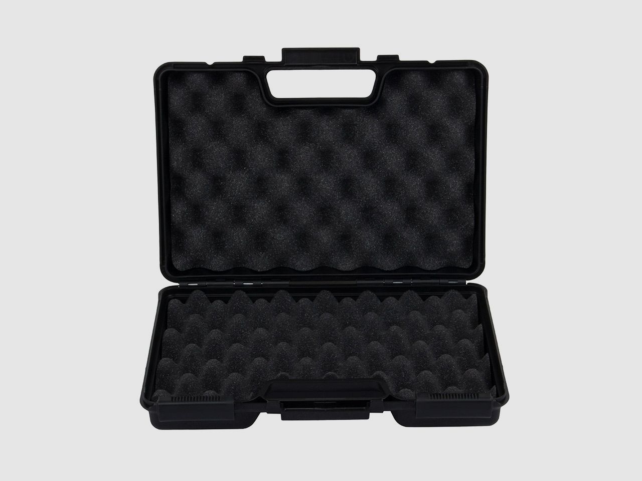 Pistolenkoffer Transportkoffer 27 x 17 x 6 cm Polypropylen Noppenschaumeinlage Schuppverschluss