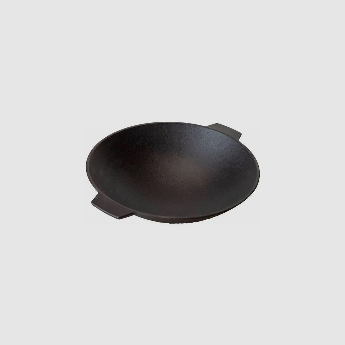 Grillfürst Gusseisen Wok mit 2 Griffen, Durchmesser 30cm