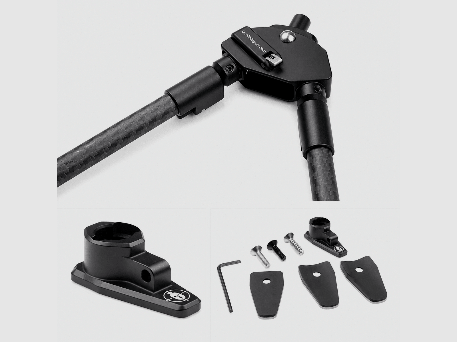 Spartan Javelin Pro Hunt TAC Bipod Standard 7″-9″- Set mit Montageadapter, Bild 2 von 2