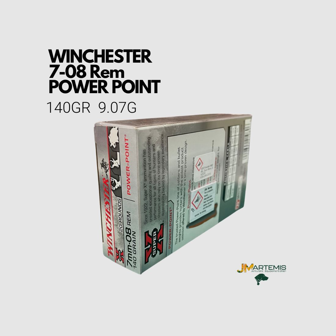 WINCHESTER 7-08 Rem POWER POINT 140GR cartucce, immagine 4 di 4