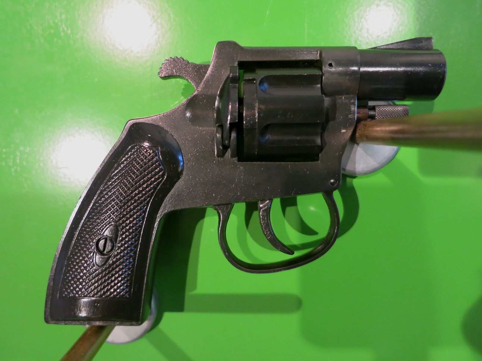 ME Cuno Melcher blank firing gas revolver ME 70/G, 6mm Flobert, integrated launch cup! PTB #38