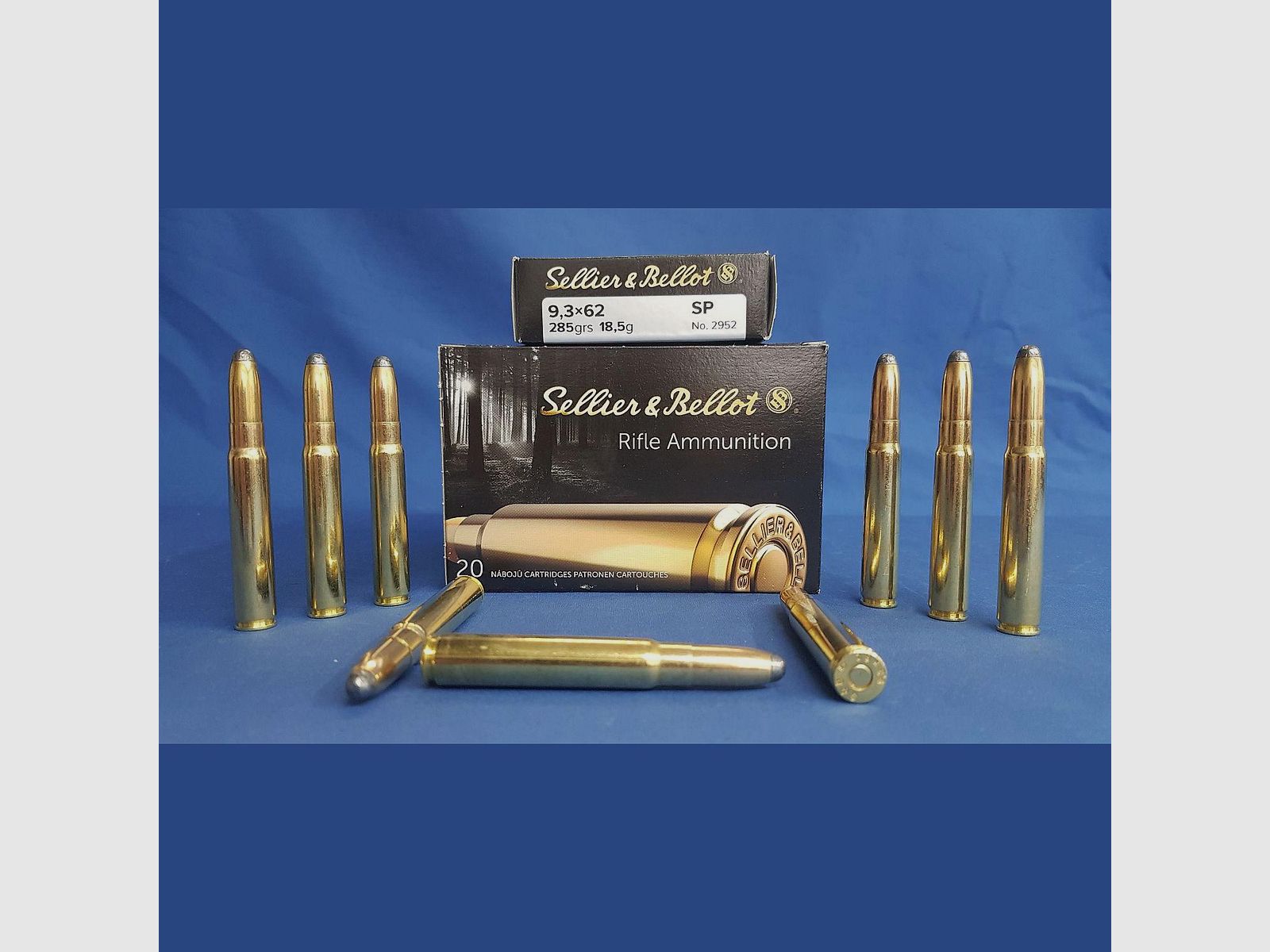 Sellier&Bellot 9,3×62 Teilmantel 285grs 18,5g