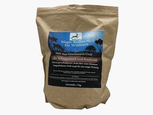 Wildlutscher Magic Boilies Nr.1 Aas-Duft 3 kg