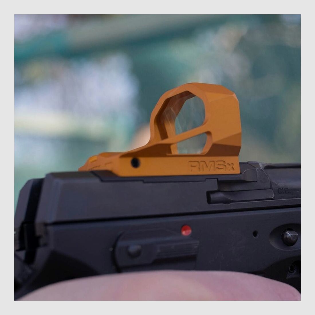 Shield Rotpunktvisier RMSx 8 MOA Dot Amber -