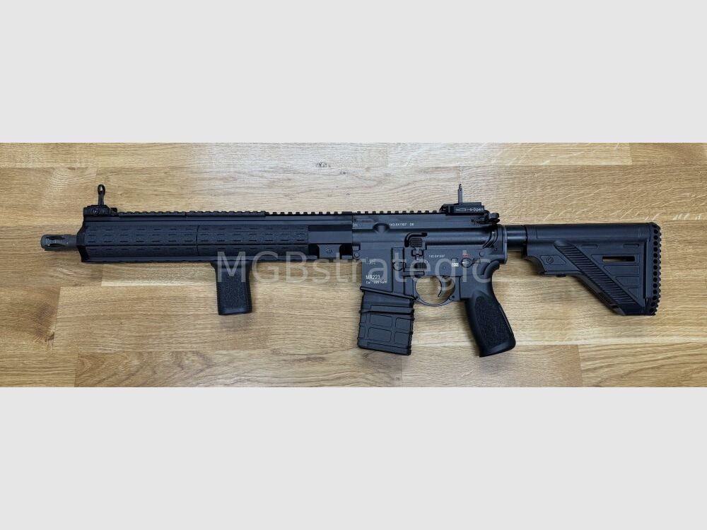 Heckler & Koch GmbH MR223 A3 Sport 14,5" wersja specjalna MGBs - długi uchwyt - końcówka QD - zatrzymanie ręki