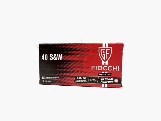 Fiocchi .40 S&W FMJTC 170gr/11g