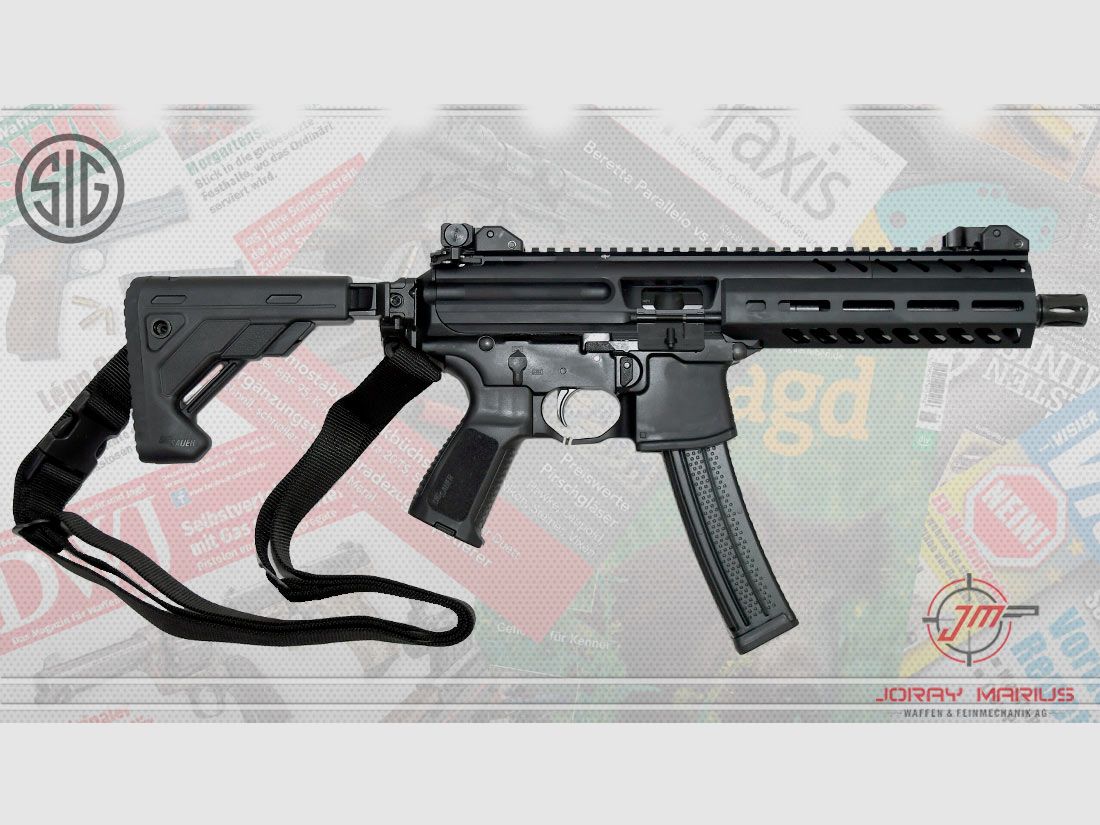Sig Sauer MPX SBR 8 Halbautomat 9mm Para