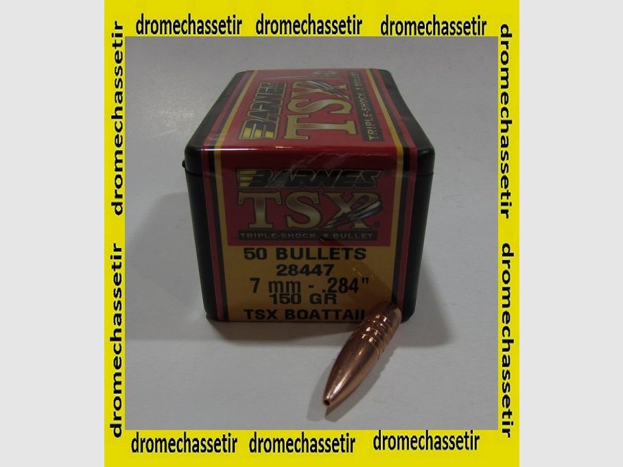 pudełko 50 pocisków Barnes kal. 0.284 150 grains TSX FB 28447