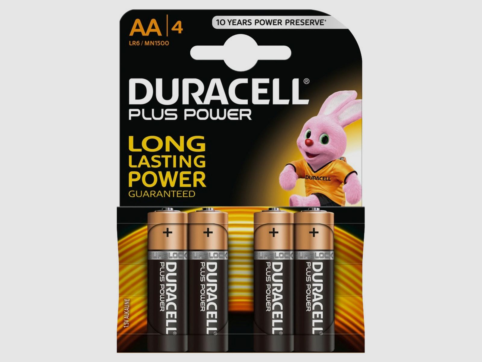 Baterie Duracell AA, LR06/MN1500 1,5 V