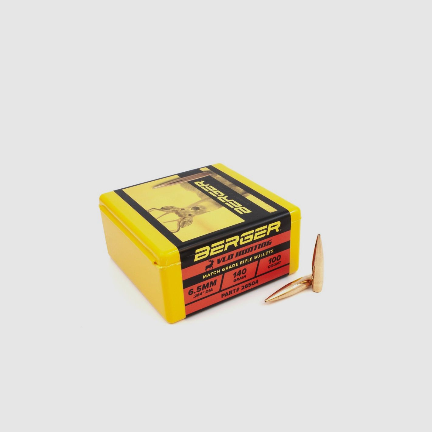 BERGER GESCHOSSE 6,5MM (.264) 140gr VLD JAGD 100 Stk, Bild 2 von 3
