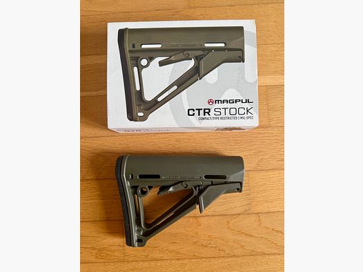 Magpul CTR stock in OD green. milspec, like new