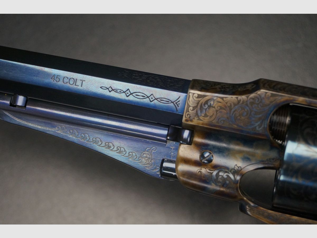 Uberti 1858 New Army Improved Graviert .45 Colt, Bild 10 von 12