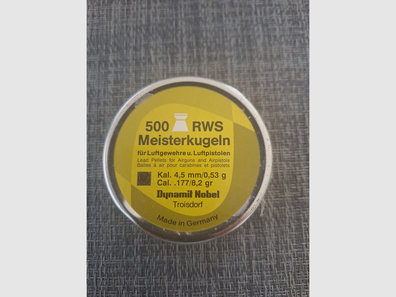 500 RWS Meisterkugeln Kal. 4,5 mm f. Luftgewehr/-pistole 