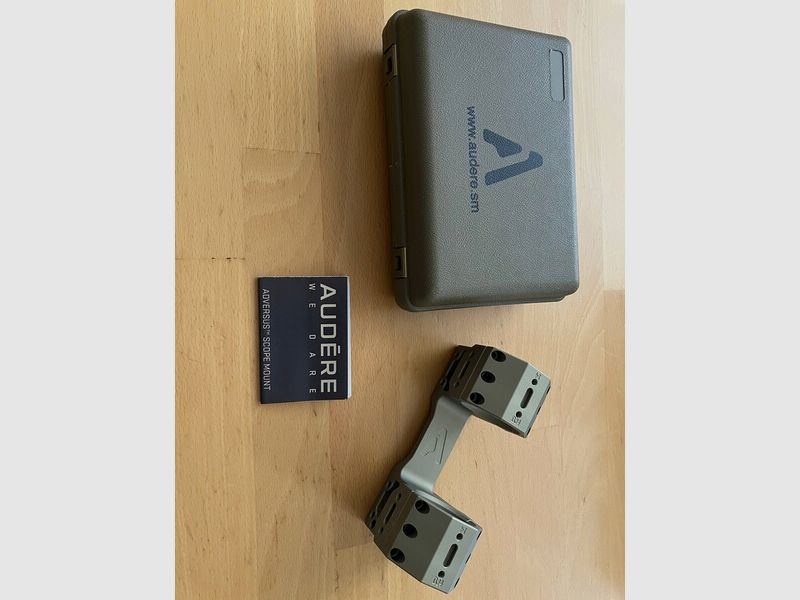 AUDERE Zielfernrohrmontage Adversus Ø34 H38 20MOA Bronze