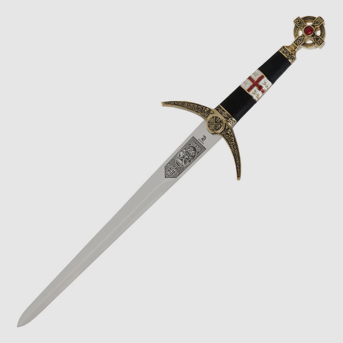Dolch Robin Hood mit Scheide reich verziert