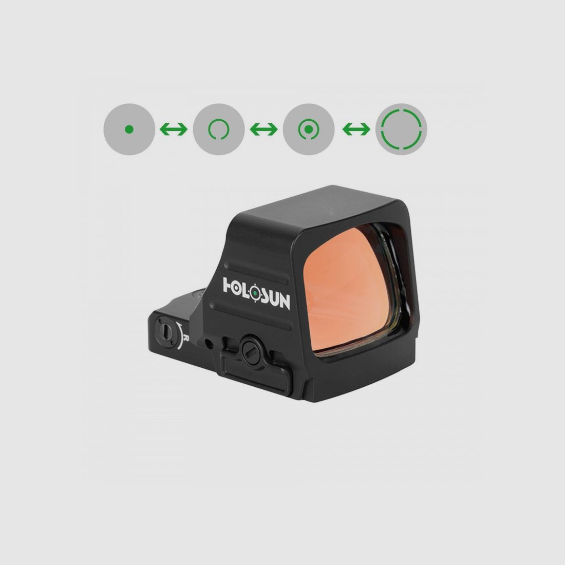 Holosun HS507COMP-GR Elite Reflexvizier – Groene Cirkelpunt Competitie, afbeelding 1 van 4