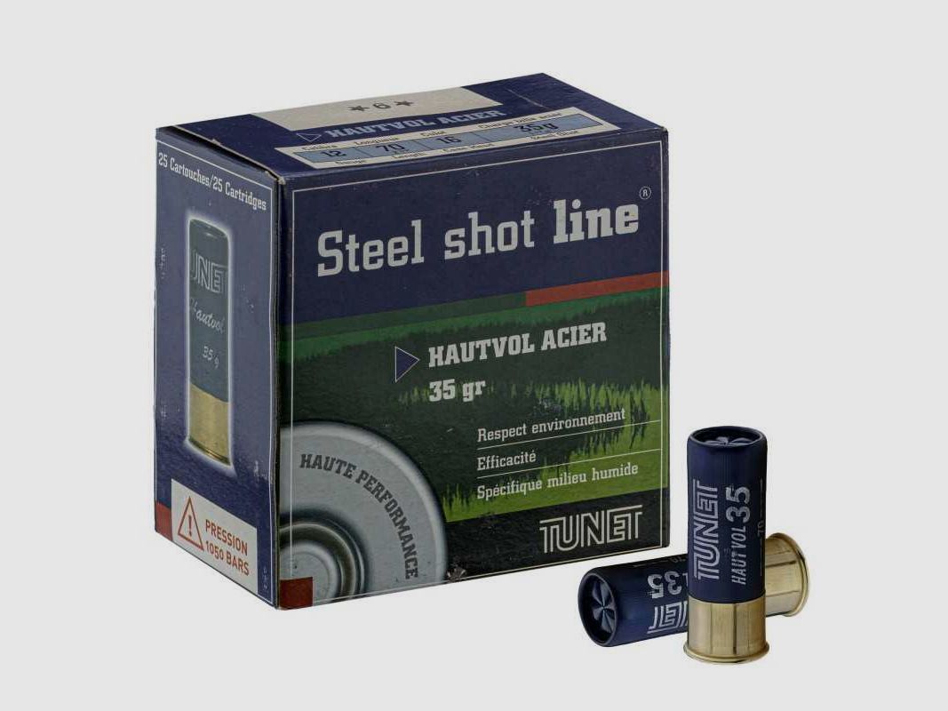 Tunet Steel High Performance Cartridges 12/70 HP 35g - High Performance - Tunet Steel Haut-Vol steel 35g No. 7, image 1 of 3