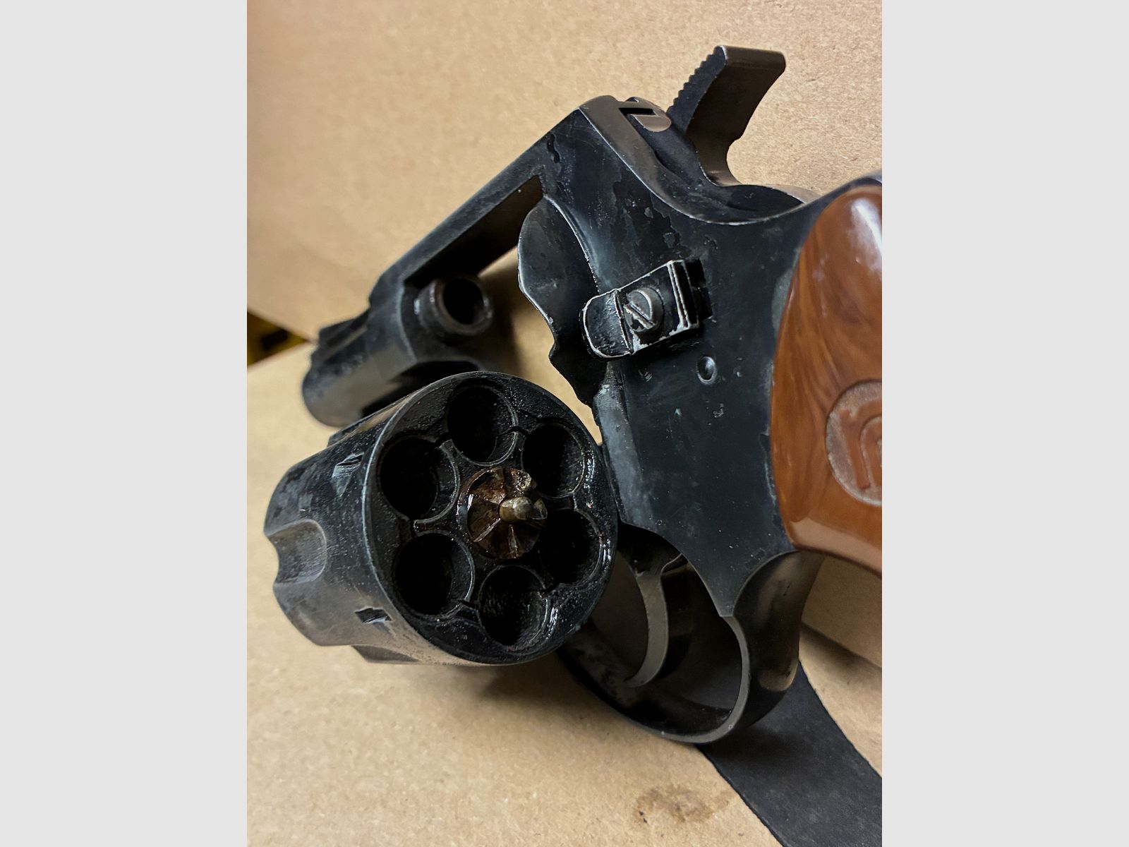 Röhm RG 79 9mm blank cartridge blank firing gas revolver gas pistol W. Germany PTB 341