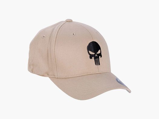Flexfit Café Viereck Cap Flexfit Punisher schwarz sand