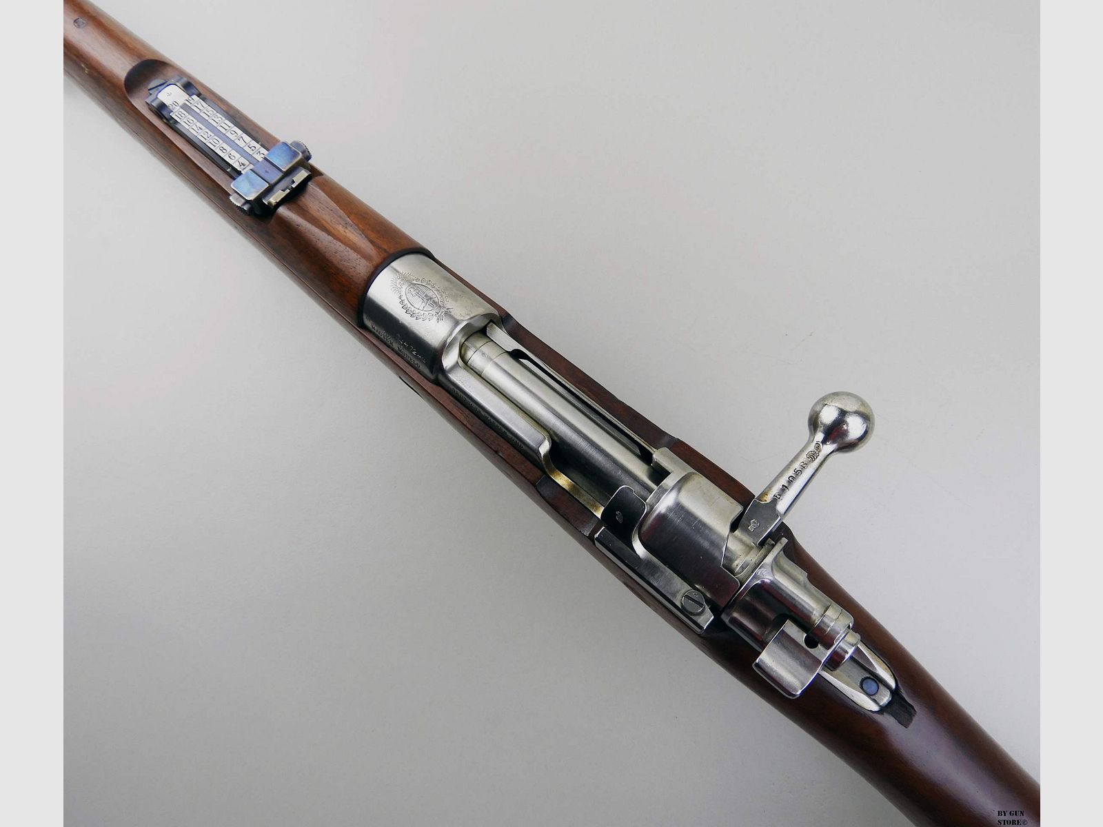 Karabin DWM mod. Mauser Argentino 1909 kal. 7,65×53 numer seryjny E1058, zdjęcie 7 z 15