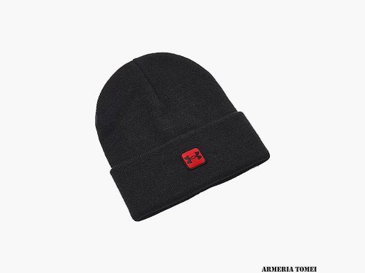 KAPPEL – UNDER ARMOUR – HALFTIME CUFF Schwarz / Bolt Red – 002