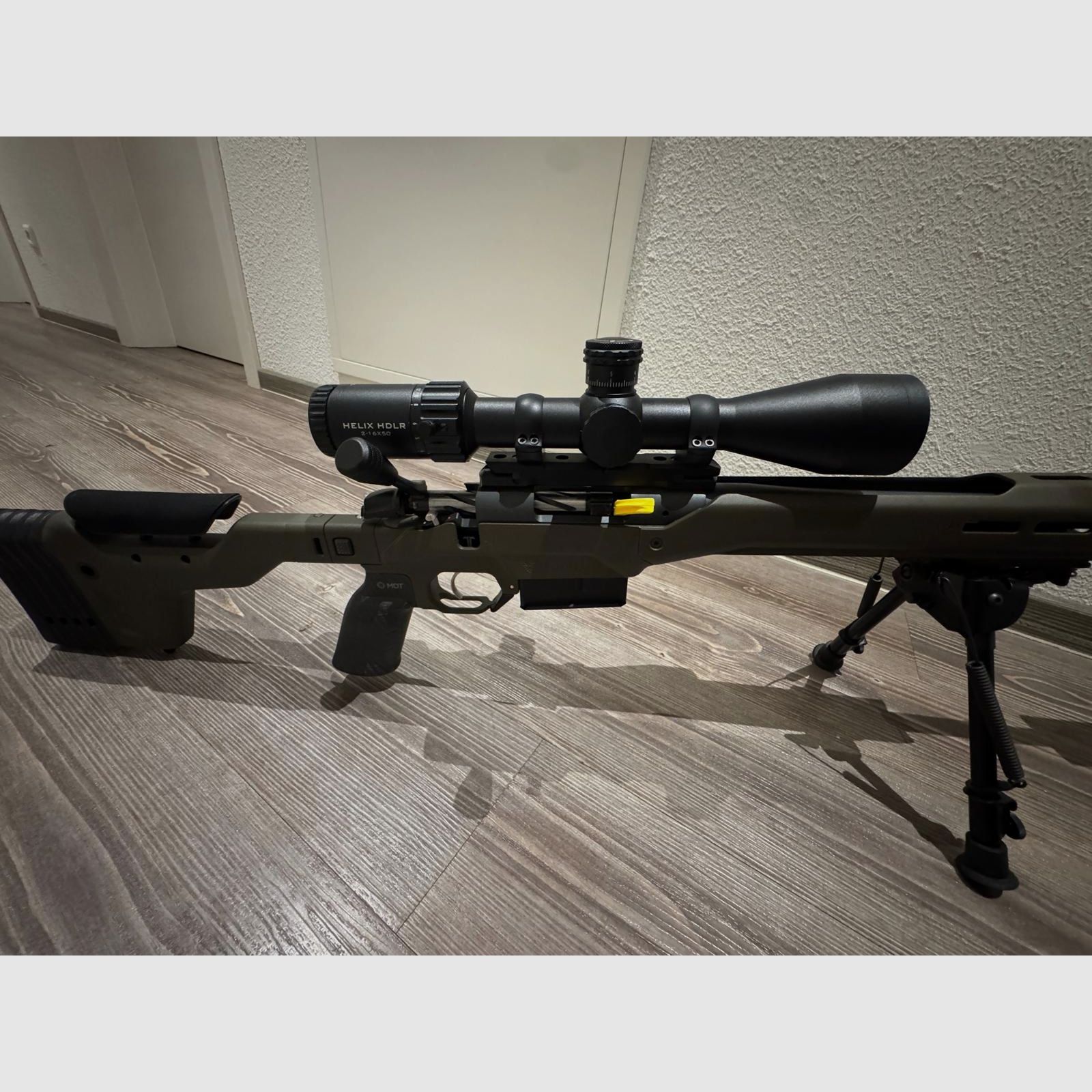 Bergara B14 agujero de pulgar cal. 6,5 PRC con culata plegable de carbono MDT HNT 26 cazador