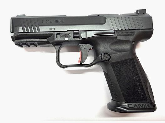 Pistola Canik TP9 METE SF 9x19 SAO in nero con caricatore da 18 colpi incluso 9mm Luger